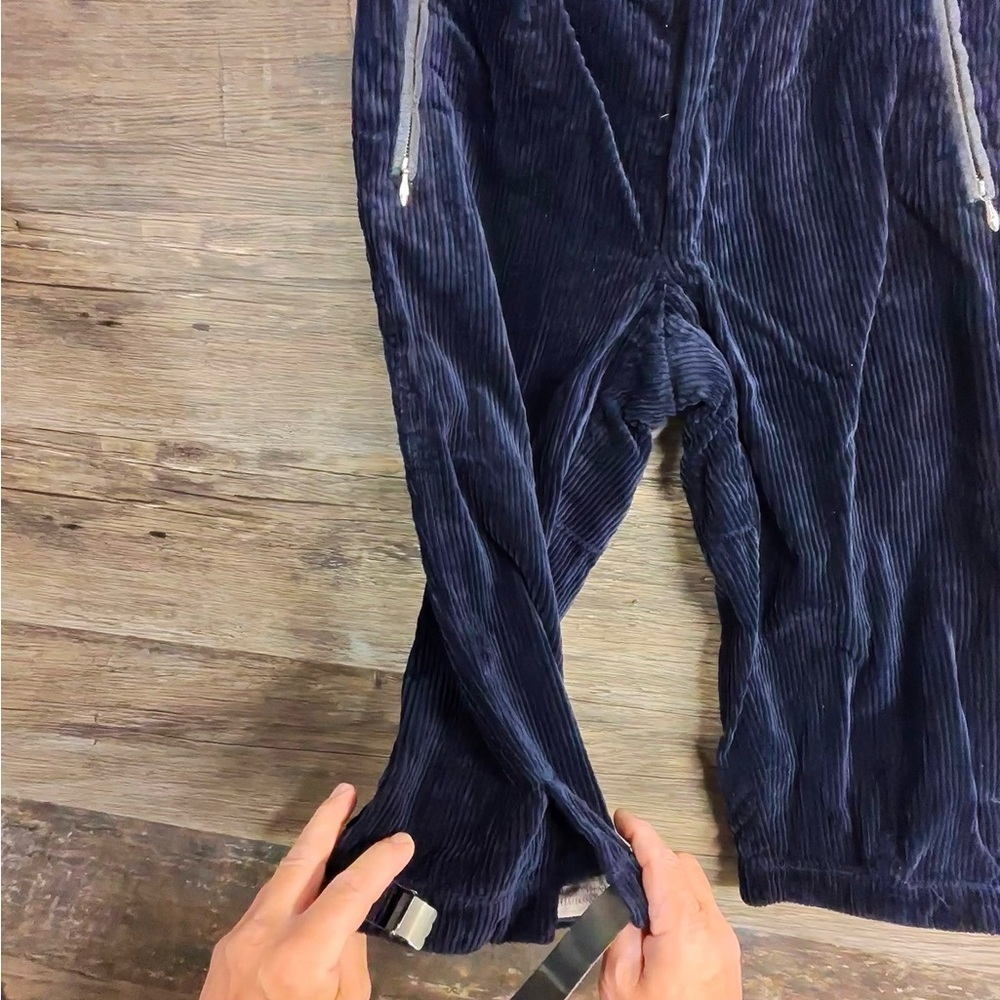 Grott Horseback Riding Men's Navy Corduroy Pants Size XS - Picture 6 of 13